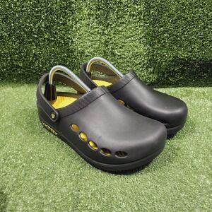 VKTRY Black Athletic Recovery Slip On  Performance Driven Comfort Clogs Mens 10